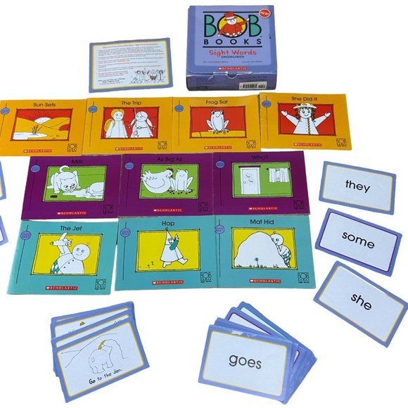 Bob Books Sight Words Kindergarten and Pre Reading Lot of 2 Pre-K preschool - Picture 6 of 14